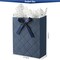 4 Pack 13" Large Size Gift Bags Assorted Premium Blue Gift Bags with Tissue Paper Use for Birthdays, Baby Shower,weddings,Party Favor, Holiday Presents-10" X 5" X 13"